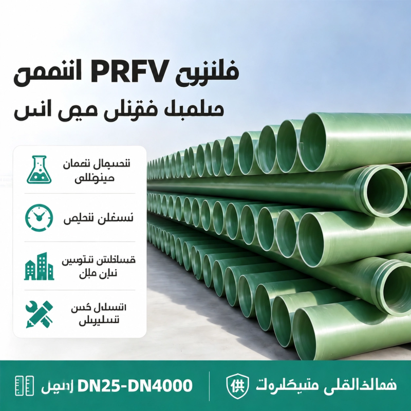 أنابيب ألياف زجاجية FRP/أنابيب البلاستيك المقوى بالألياف الزجاجية
