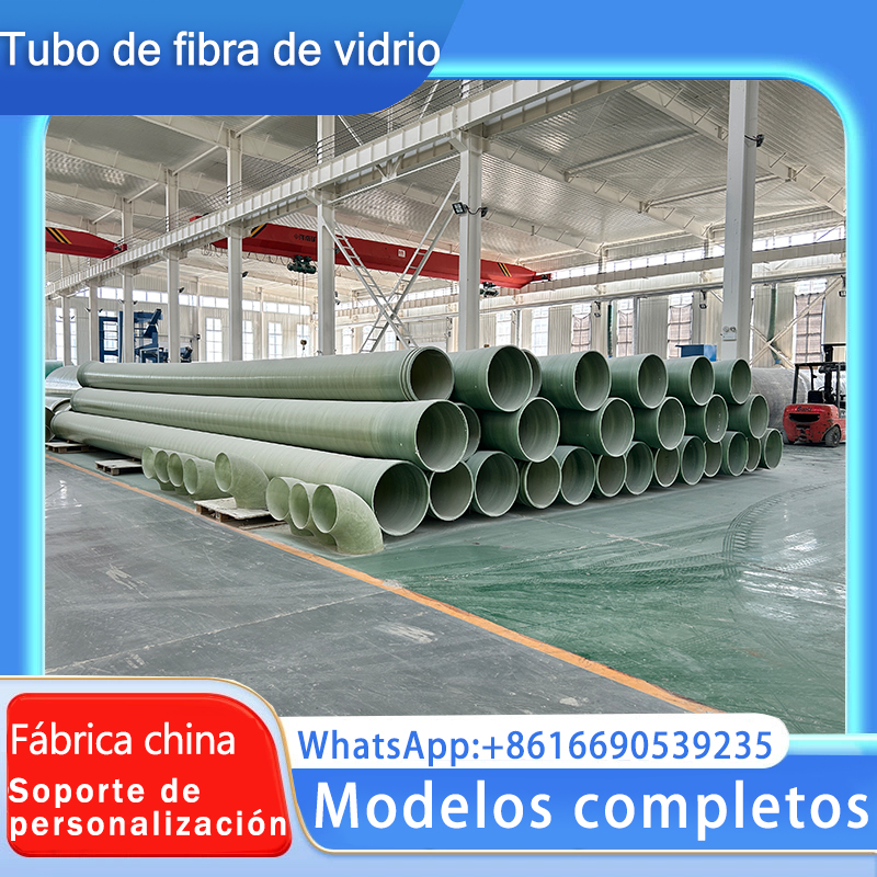 Tubo de fibra de vidrio, ventilación, cable de desodorización, descarga química de aguas residuales