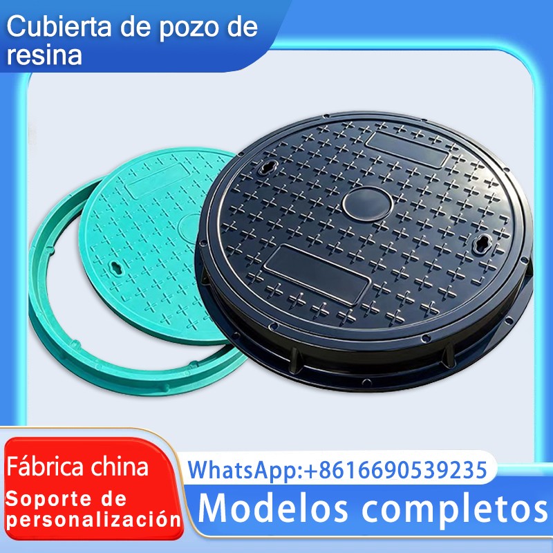 Cubierta de alcantarilla de alcantarillado de resina cable de comunicación de cinturón verde