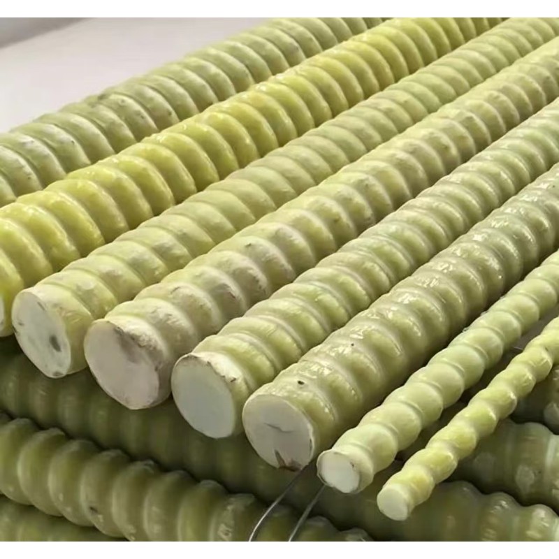 Tige filetée PRFV GFRP, tige en fibre de verre résistante à la corrosion, barre renforcée fibre anti