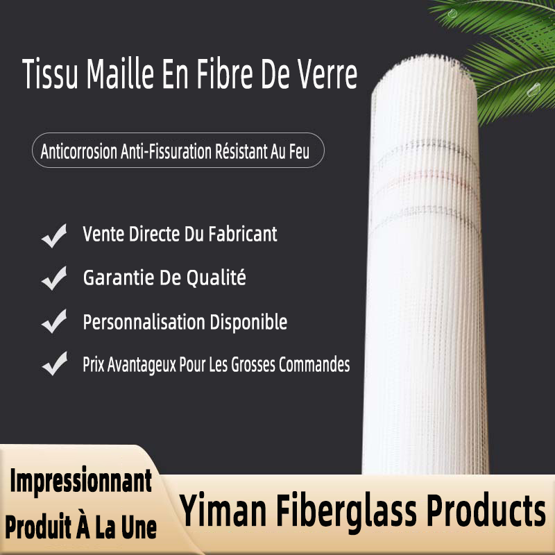 Maille De Fibre De Verre Résistante Aux Alcalis Et Aux Fissures