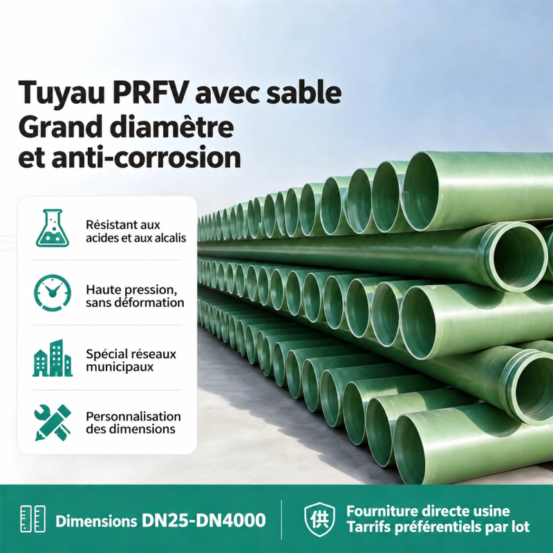 Tuyau en fibre de verre